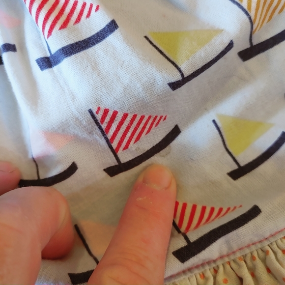 Olive Mae Sail Boat Anchor Toddler Dress Size 2t - Picture 2 of 6